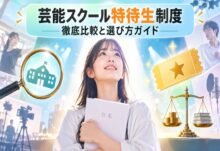 芸能スクール特待生制度とは？免除額比較と選び方2026