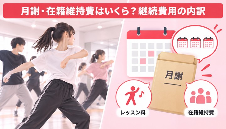 月謝・在籍維持費はいくら？継続費用の内訳